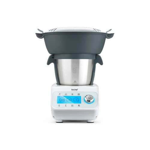 Robot de Cocina Multifunción Lachef | Jarra de Acero Inoxidable de 3,5L | 23 Funciones | Sensor de Temperatura y Peso | Válvula de Regulación de Vapor y Antibloqueo por Sobrecalentamiento | Feel Lagom
